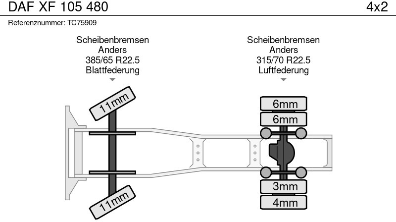 Tegljač DAF XF 105 480: slika 7