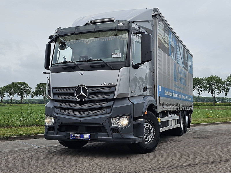 Mercedes-Benz ANTOS 2543 + FORKLIFT PALFINGER - Kamion sa ceradom: slika 1 Mercedes-Benz ANTOS 2543 + FORKLIFT PALFINGER - Kamion sa ceradom: slika 1