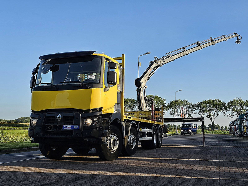 Renault K 430 HIAB 232ES-5 - Kamion sa tovarnim sandukom, Kamion sa dizalicom: slika 1 Renault K 430 HIAB 232ES-5 - Kamion sa tovarnim sandukom, Kamion sa dizalicom: slika 1