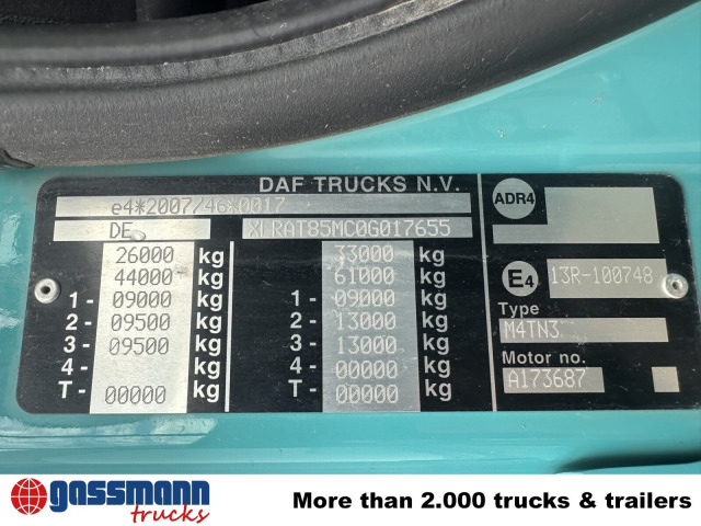 DAF CF 85.460 6x4, Bordmatik links - Istovarivač: slika 4 DAF CF 85.460 6x4, Bordmatik links - Istovarivač: slika 4