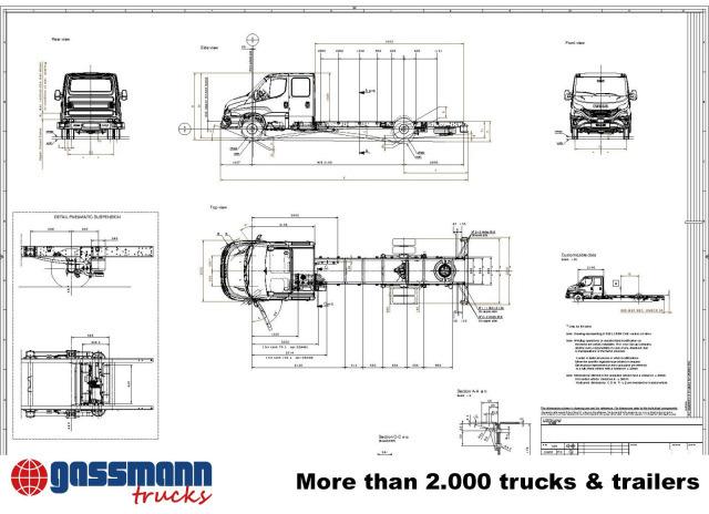 Iveco Daily 72C18H/P DK 4x2, Nebenantrieb - Kamion sa golom šasijom i zatvorenom kabinom: slika 5 Iveco Daily 72C18H/P DK 4x2, Nebenantrieb - Kamion sa golom šasijom i zatvorenom kabinom: slika 5