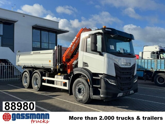 Iveco X-Way AD300X46Z 6x4 mit Kran Atlas AK 206.4E-A2, - Istovarivač, Kamion sa dizalicom: slika 1 Iveco X-Way AD300X46Z 6x4 mit Kran Atlas AK 206.4E-A2, - Istovarivač, Kamion sa dizalicom: slika 1