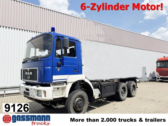 MAN 27.403 6x6 BB, EX-THW - Kamion sa golom šasijom i zatvorenom kabinom: slika 1 MAN 27.403 6x6 BB, EX-THW - Kamion sa golom šasijom i zatvorenom kabinom: slika 1