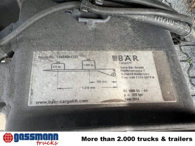 Kamion sa tovarnim sandukom MAN TGL 7.180 4X2 BL mit LBW BÄR: slika 7