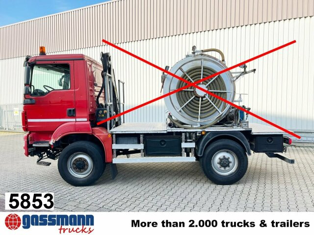 MAN TGM 13.250/340 4X4BL, Einzelbereifung, 2x - Kamion sa golom šasijom i zatvorenom kabinom, Kamion sa dizalicom: slika 1 MAN TGM 13.250/340 4X4BL, Einzelbereifung, 2x - Kamion sa golom šasijom i zatvorenom kabinom, Kamion sa dizalicom: slika 1
