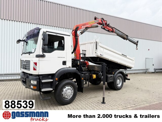 MAN TGM 18.240 4x4 BB mit Kran Palfinger PK9501 - Istovarivač, Kamion sa dizalicom: slika 1 MAN TGM 18.240 4x4 BB mit Kran Palfinger PK9501 - Istovarivač, Kamion sa dizalicom: slika 1