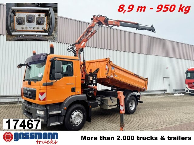 MAN TGM 18.290 4X2 BB mit Kran Atlas AK 92.2-A2, - Istovarivač, Kamion sa dizalicom: slika 1 MAN TGM 18.290 4X2 BB mit Kran Atlas AK 92.2-A2, - Istovarivač, Kamion sa dizalicom: slika 1