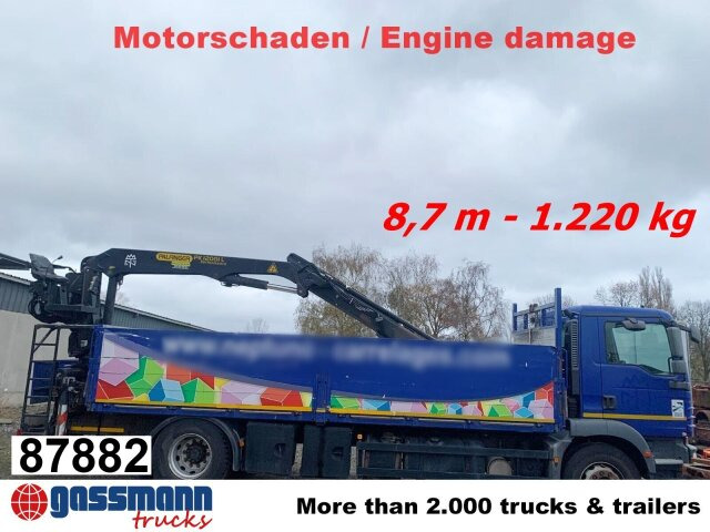 MAN TGM 18.290 4x2 BL, Heckkran Palfinger PK12001L, - Kamion sa tovarnim sandukom, Kamion sa dizalicom: slika 1 MAN TGM 18.290 4x2 BL, Heckkran Palfinger PK12001L, - Kamion sa tovarnim sandukom, Kamion sa dizalicom: slika 1