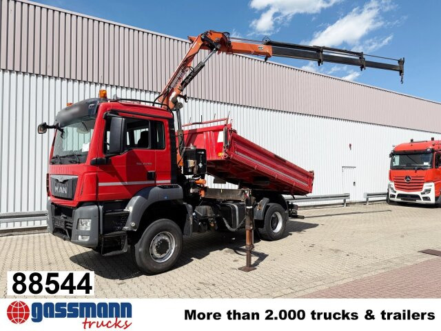 MAN TGS 18.400 4x4 BB, Navi, Kran Atlas 120.2E-A3L, - Istovarivač, Kamion sa dizalicom: slika 1 MAN TGS 18.400 4x4 BB, Navi, Kran Atlas 120.2E-A3L, - Istovarivač, Kamion sa dizalicom: slika 1