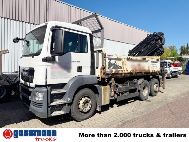 MAN TGS 26.360 6x2-4 BL, 2-Seiten-Kipper, Heckkran - Istovarivač, Kamion sa dizalicom: slika 3 MAN TGS 26.360 6x2-4 BL, 2-Seiten-Kipper, Heckkran - Istovarivač, Kamion sa dizalicom: slika 3