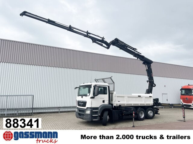 MAN TGS 26.360 6x2-4 BL, 2-Seiten-Kipper, Heckkran - Istovarivač, Kamion sa dizalicom: slika 1 MAN TGS 26.360 6x2-4 BL, 2-Seiten-Kipper, Heckkran - Istovarivač, Kamion sa dizalicom: slika 1