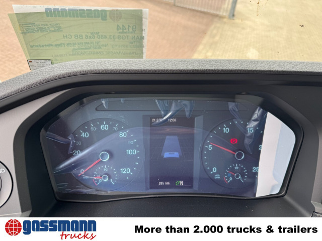 MAN TGS 33.480 6x6 BB CH, Hohe Bauart, Nebenantrieb - Kamion sa golom šasijom i zatvorenom kabinom: slika 3 MAN TGS 33.480 6x6 BB CH, Hohe Bauart, Nebenantrieb - Kamion sa golom šasijom i zatvorenom kabinom: slika 3