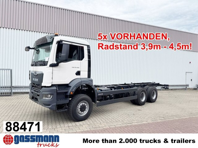 MAN TGS 33.480 6x6 BB CH, Hohe Bauart, Nebenantrieb - Kamion sa golom šasijom i zatvorenom kabinom: slika 1 MAN TGS 33.480 6x6 BB CH, Hohe Bauart, Nebenantrieb - Kamion sa golom šasijom i zatvorenom kabinom: slika 1