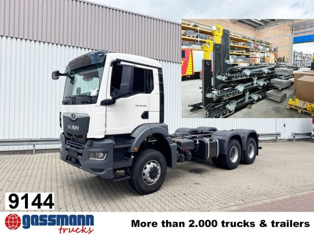 MAN TGS 33.480 6x6 BB CH, Hohe Bauart, Nebenantrieb - Kamion sa hidrauličnom kukom: slika 1 MAN TGS 33.480 6x6 BB CH, Hohe Bauart, Nebenantrieb - Kamion sa hidrauličnom kukom: slika 1