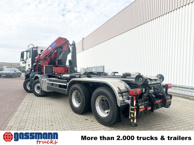 Kamion sa hidrauličnom kukom, Kamion sa dizalicom novi MAN TGS 35.480 8X4 BL, Intarder, Kran HMF 3220-K6,: slika 12