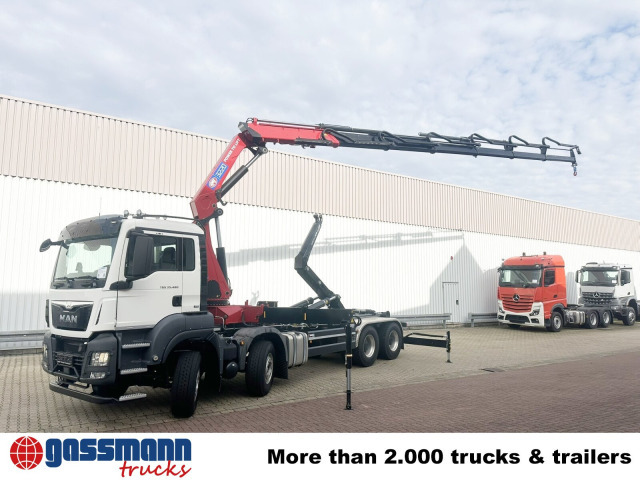 Kamion sa hidrauličnom kukom, Kamion sa dizalicom novi MAN TGS 35.480 8X4 BL, Intarder, Kran HMF 3220-K6,: slika 8