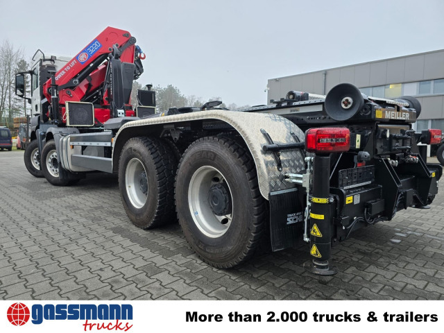 MAN TGS 35.480 8X4 BL, Intarder, Kran HMF 3220-K6, - Kamion sa hidrauličnom kukom, Kamion sa dizalicom: slika 4 MAN TGS 35.480 8X4 BL, Intarder, Kran HMF 3220-K6, - Kamion sa hidrauličnom kukom, Kamion sa dizalicom: slika 4