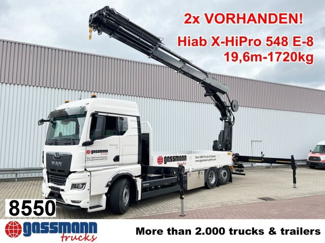 MAN TGX 26.510 6x2-4 LL, Kran Hiab X-HiPro 548 E-8, - Kamion sa tovarnim sandukom, Kamion sa dizalicom: slika 1 MAN TGX 26.510 6x2-4 LL, Kran Hiab X-HiPro 548 E-8, - Kamion sa tovarnim sandukom, Kamion sa dizalicom: slika 1