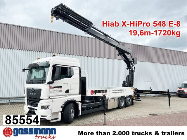 MAN TGX 26.510 6x2-4 LL, Kran Hiab X-HiPro 548 E-8, - Kamion sa tovarnim sandukom, Kamion sa dizalicom: slika 1 MAN TGX 26.510 6x2-4 LL, Kran Hiab X-HiPro 548 E-8, - Kamion sa tovarnim sandukom, Kamion sa dizalicom: slika 1