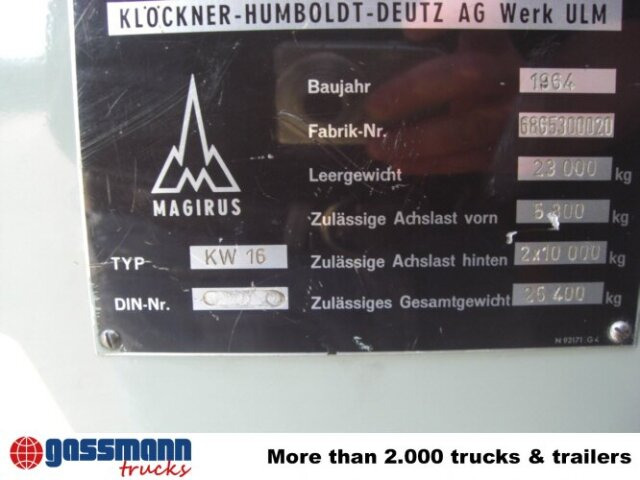 Magirus Deutz Magirus Uranus 250D 22 KW16 - Vatrogasni kamion, Kamion sa dizalicom: slika 4 Magirus Deutz Magirus Uranus 250D 22 KW16 - Vatrogasni kamion, Kamion sa dizalicom: slika 4