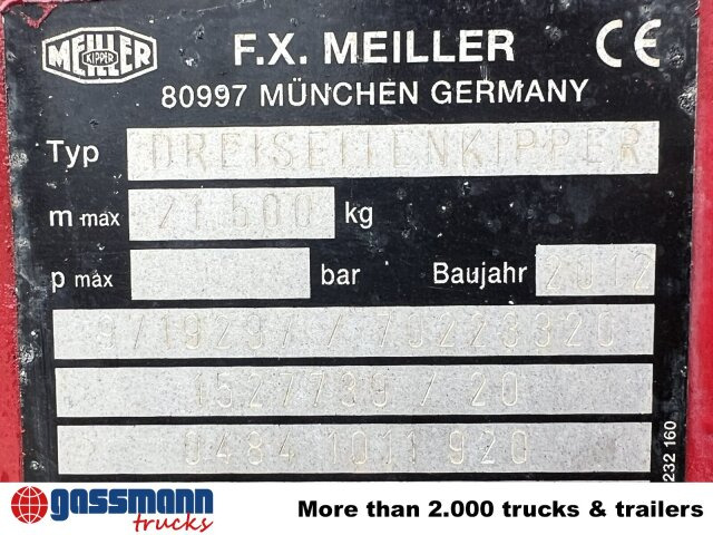 Meiller MEILLER 3-Seiten Kippaufbau, Bordmatik - Promenjivo telo istovarivača: slika 4 Meiller MEILLER 3-Seiten Kippaufbau, Bordmatik - Promenjivo telo istovarivača: slika 4