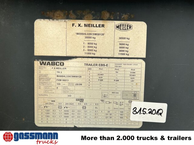 Meiller MHPS 12/27 NOSS2, Stahlmulde ca. 26m³, - Poluprikolica istovarivača: slika 3 Meiller MHPS 12/27 NOSS2, Stahlmulde ca. 26m³, - Poluprikolica istovarivača: slika 3