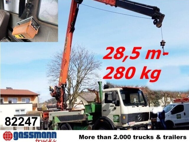 Mercedes-Benz 2635 6x4, V8, Heckkran Palfinger PK 28000, Funk, - Kamion sa tovarnim sandukom, Kamion sa dizalicom: slika 1 Mercedes-Benz 2635 6x4, V8, Heckkran Palfinger PK 28000, Funk, - Kamion sa tovarnim sandukom, Kamion sa dizalicom: slika 1