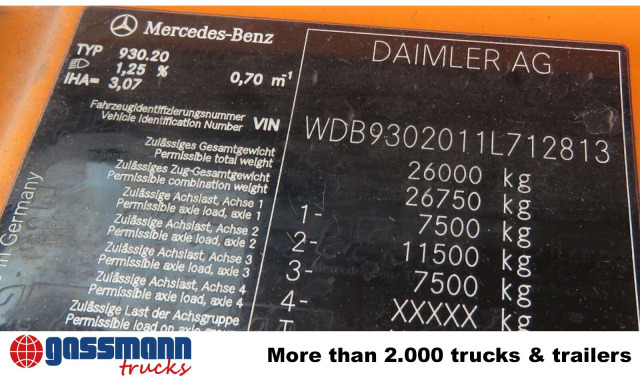 Mercedes-Benz Actros 2532/41 L 6x2, EEV, Lenkachse, Haller X2C - Kamion za smeće: slika 4 Mercedes-Benz Actros 2532/41 L 6x2, EEV, Lenkachse, Haller X2C - Kamion za smeće: slika 4