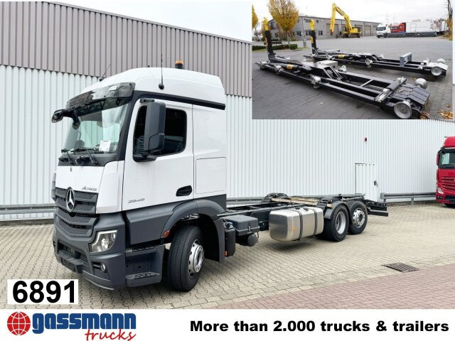 Mercedes-Benz Actros 2545 L 6x2, Lenk-/Liftachse, StreamSpace, - Kamion sa hidrauličnom kukom: slika 1 Mercedes-Benz Actros 2545 L 6x2, Lenk-/Liftachse, StreamSpace, - Kamion sa hidrauličnom kukom: slika 1