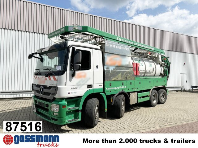 Mercedes-Benz Actros 3244 L 8x2/6, Assmann Saug- und - Autočistilica: slika 1 Mercedes-Benz Actros 3244 L 8x2/6, Assmann Saug- und - Autočistilica: slika 1