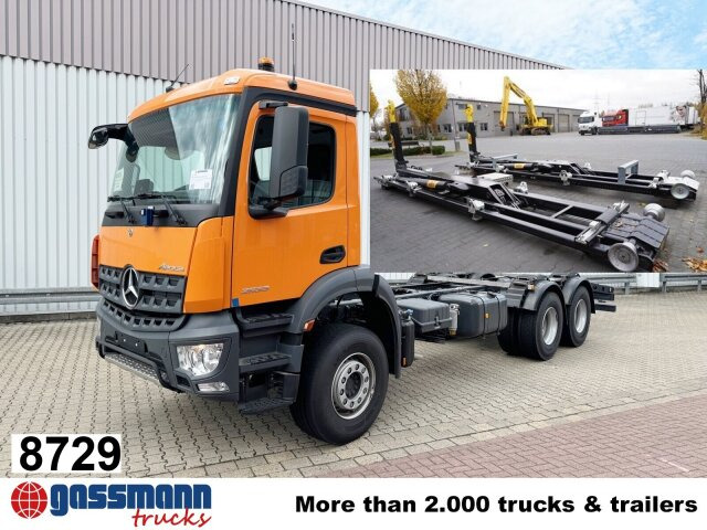 Mercedes-Benz Arocs 2633 6x4, 2x Nebenantrieb - Kamion sa golom šasijom i zatvorenom kabinom: slika 1 Mercedes-Benz Arocs 2633 6x4, 2x Nebenantrieb - Kamion sa golom šasijom i zatvorenom kabinom: slika 1