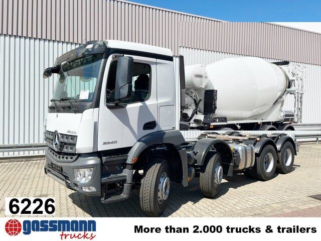 Mercedes-Benz Arocs 3240 8x4, 9/10m³ Mischer - Mikser za beton: slika 1 Mercedes-Benz Arocs 3240 8x4, 9/10m³ Mischer - Mikser za beton: slika 1