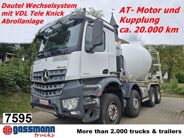 Mercedes-Benz Arocs 3240/8x4, 9 cbm Liebherr HTM 904 F - Mikser za beton: slika 1 Mercedes-Benz Arocs 3240/8x4, 9 cbm Liebherr HTM 904 F - Mikser za beton: slika 1