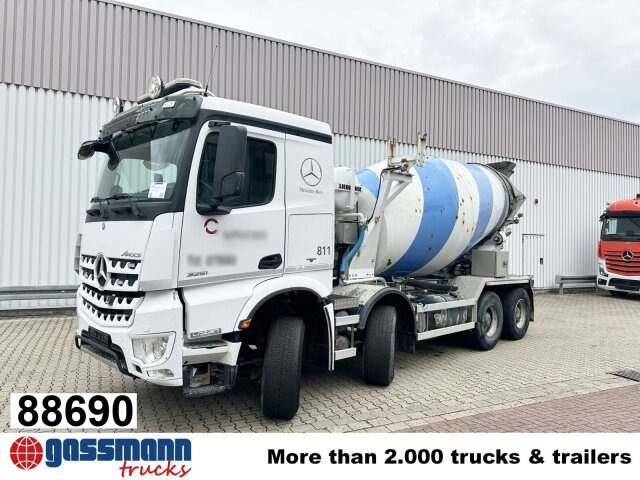 Mercedes-Benz Arocs 3251 8x4/4, Betonmischer Liebherr ca. 9m³ - Mikser za beton: slika 1 Mercedes-Benz Arocs 3251 8x4/4, Betonmischer Liebherr ca. 9m³ - Mikser za beton: slika 1