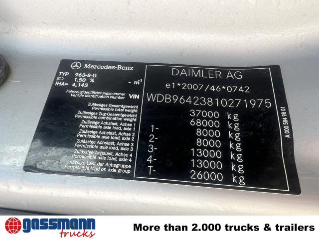 Mercedes-Benz Arocs 3251 LK 8x4/4, Retarder, Stahlmulde ca. - Kiper: slika 3 Mercedes-Benz Arocs 3251 LK 8x4/4, Retarder, Stahlmulde ca. - Kiper: slika 3