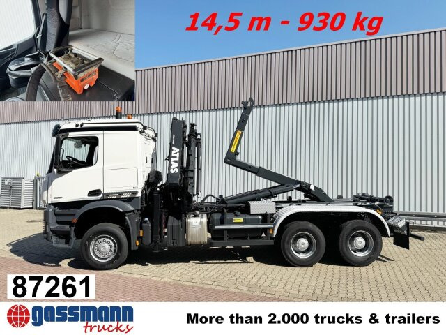 Mercedes-Benz Arocs 3351 AK 6x6, Retarder, Navi, Grounder, - Kamion sa hidrauličnom kukom, Kamion sa dizalicom: slika 1 Mercedes-Benz Arocs 3351 AK 6x6, Retarder, Navi, Grounder, - Kamion sa hidrauličnom kukom, Kamion sa dizalicom: slika 1