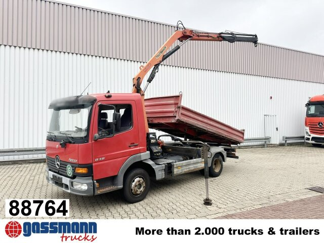 Mercedes-Benz Atego 818 K 4x2 mit Kran Palfinger PK 6500, 2x - Istovarivač, Kamion sa dizalicom: slika 1 Mercedes-Benz Atego 818 K 4x2 mit Kran Palfinger PK 6500, 2x - Istovarivač, Kamion sa dizalicom: slika 1