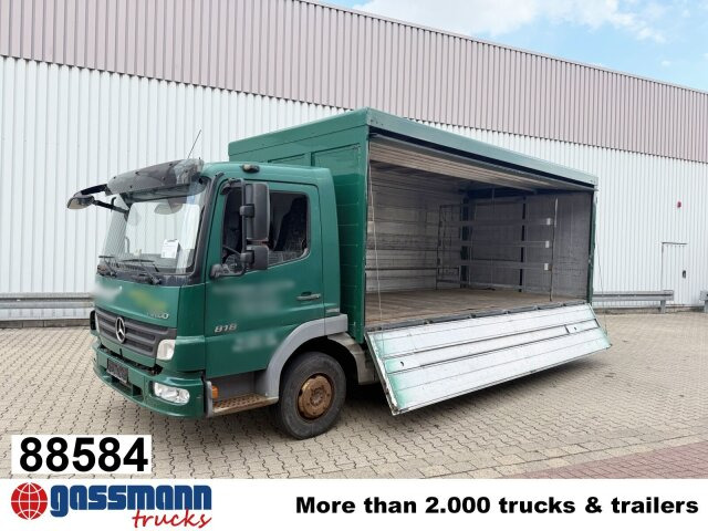 Mercedes-Benz Atego 818 L 4x2, Getränkekoffer, 2x AHK - Kamion sa zatvorenim sandukom: slika 1 Mercedes-Benz Atego 818 L 4x2, Getränkekoffer, 2x AHK - Kamion sa zatvorenim sandukom: slika 1
