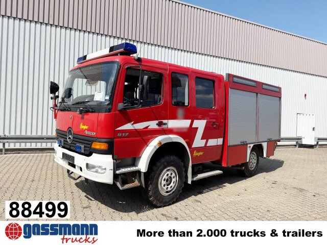 Mercedes-Benz Atego 917 4x4, LF 10, Einzelbereifung, AT-Motor - Vatrogasni kamion: slika 1 Mercedes-Benz Atego 917 4x4, LF 10, Einzelbereifung, AT-Motor - Vatrogasni kamion: slika 1