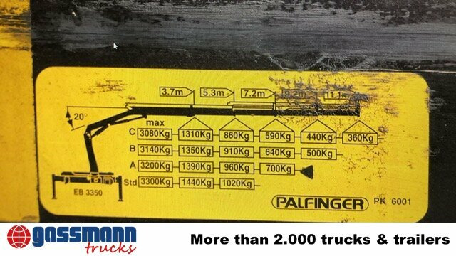 Renault D 180.75 4x2 mit Kran Palfinger PK6001 - Kamion sa tovarnim sandukom, Kamion sa dizalicom: slika 4 Renault D 180.75 4x2 mit Kran Palfinger PK6001 - Kamion sa tovarnim sandukom, Kamion sa dizalicom: slika 4