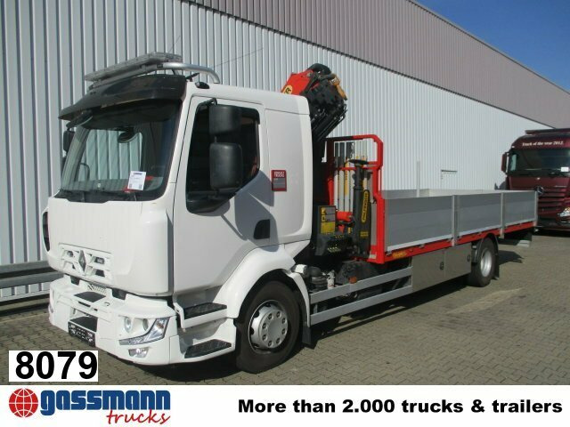 Renault Midlum 220 DXi 4x2 mit Kran Palfinger PK 11001 - Kamion sa tovarnim sandukom, Kamion sa dizalicom: slika 1 Renault Midlum 220 DXi 4x2 mit Kran Palfinger PK 11001 - Kamion sa tovarnim sandukom, Kamion sa dizalicom: slika 1