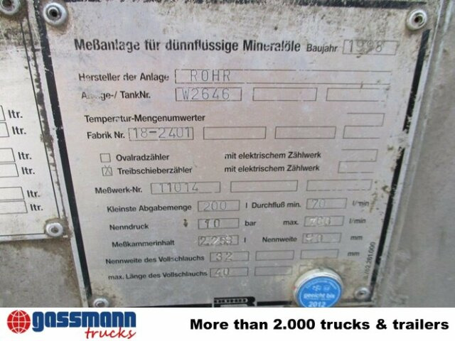 Rohr Tankaufbau, 6 cbm - Tank kontejner: slika 4 Rohr Tankaufbau, 6 cbm - Tank kontejner: slika 4