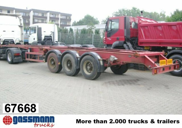 SAnh Container Chassis - Poluprikolica za prevoz kontejnera/ Poluprikolica sa promenjivim sandukom: slika 1 SAnh Container Chassis - Poluprikolica za prevoz kontejnera/ Poluprikolica sa promenjivim sandukom: slika 1