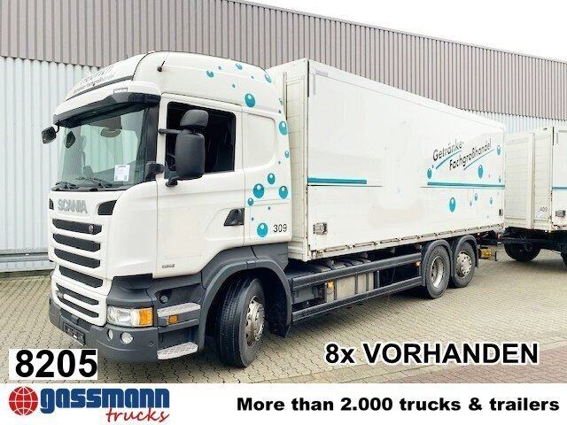 Scania R450 LB 6x2-4 Getränkekoffer, Retarder, - Kamion sa zatvorenim sandukom: slika 1 Scania R450 LB 6x2-4 Getränkekoffer, Retarder, - Kamion sa zatvorenim sandukom: slika 1