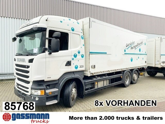 Scania R450 LB 6x2-4 Getränkekoffer, Retarder, - Kamion sa zatvorenim sandukom: slika 1 Scania R450 LB 6x2-4 Getränkekoffer, Retarder, - Kamion sa zatvorenim sandukom: slika 1