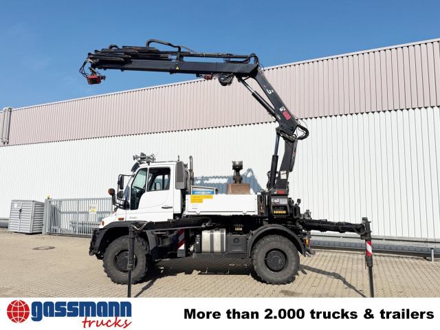 Unimog U400 4x4, Frontzapfwelle, Heckkran Hiab XS - Kamion sa tovarnim sandukom, Kamion sa dizalicom: slika 5 Unimog U400 4x4, Frontzapfwelle, Heckkran Hiab XS - Kamion sa tovarnim sandukom, Kamion sa dizalicom: slika 5