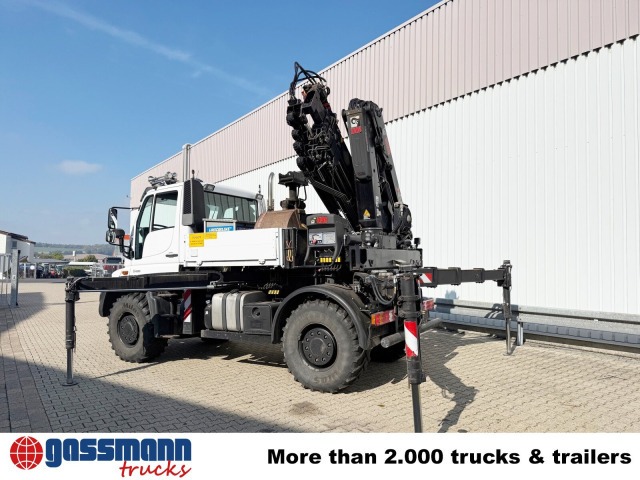 Unimog U400 4x4, Frontzapfwelle, Heckkran Hiab XS - Kamion sa tovarnim sandukom, Kamion sa dizalicom: slika 3 Unimog U400 4x4, Frontzapfwelle, Heckkran Hiab XS - Kamion sa tovarnim sandukom, Kamion sa dizalicom: slika 3
