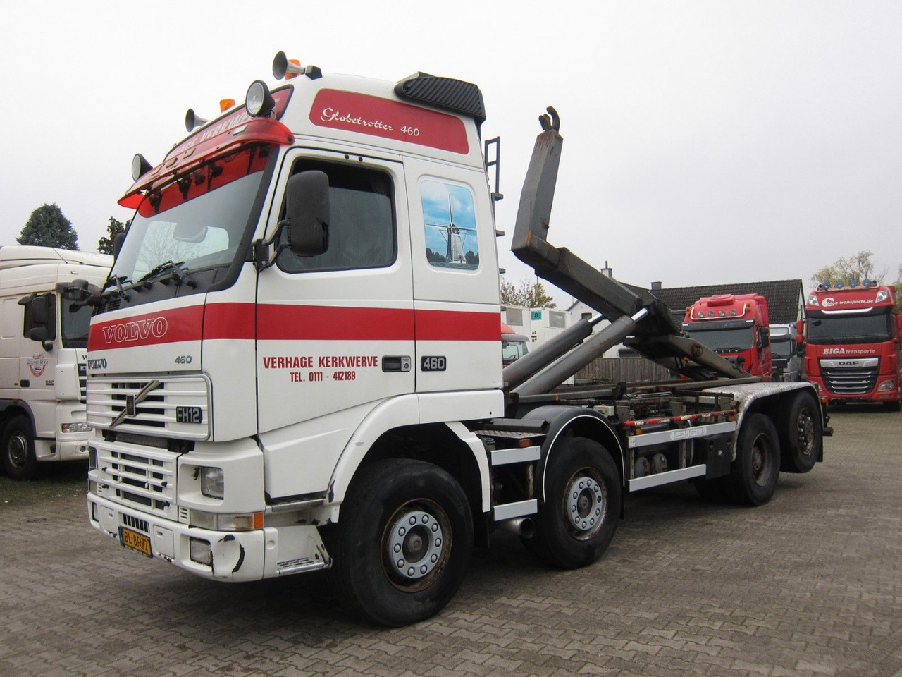 Volvo FH 460 Globe 8X2 Haken 25T Manual Ap-Achse - Kamion sa hidrauličnom kukom: slika 1 Volvo FH 460 Globe 8X2 Haken 25T Manual Ap-Achse - Kamion sa hidrauličnom kukom: slika 1