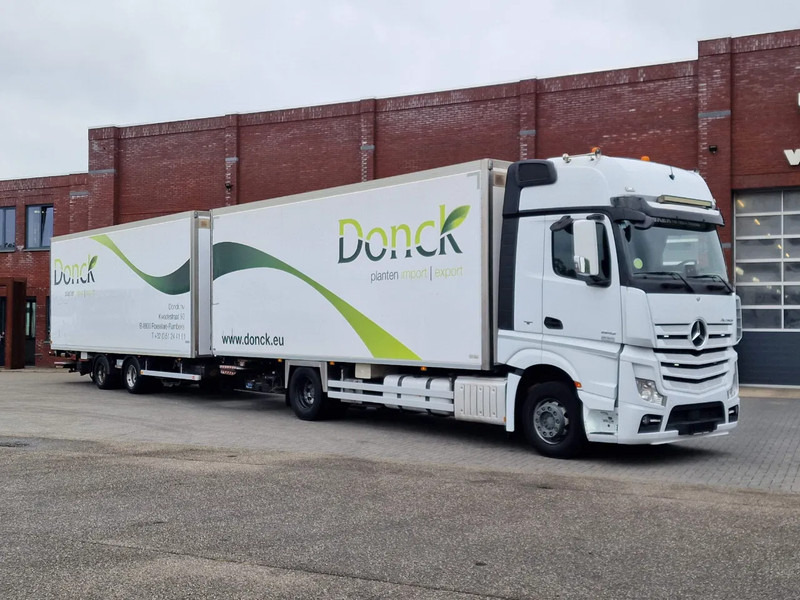 Mercedes-Benz Actros 1942 4x2 - Box with Loadlift - Full air + Pacton Trailer Loadlift - Heating system - Kamion sa zatvorenim sandukom: slika 1 Mercedes-Benz Actros 1942 4x2 - Box with Loadlift - Full air + Pacton Trailer Loadlift - Heating system - Kamion sa zatvorenim sandukom: slika 1