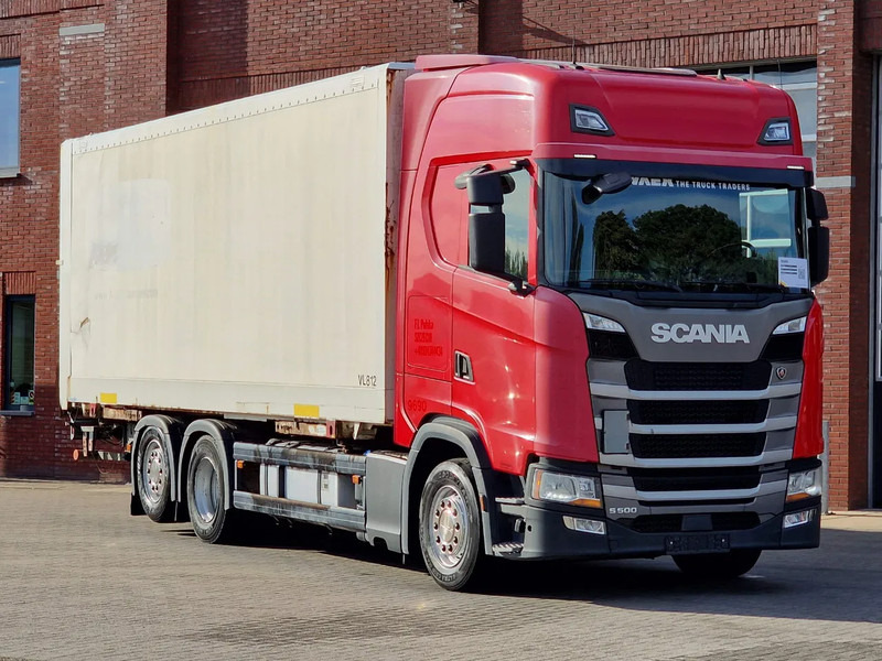 Scania S500 NGS Highline 6x2 - BDF - Full air - Loadlift - Box - Navi - Retarder - Kamion za prevoz kontejnera/ Kamion sa promenjivim sandukom: slika 1 Scania S500 NGS Highline 6x2 - BDF - Full air - Loadlift - Box - Navi - Retarder - Kamion za prevoz kontejnera/ Kamion sa promenjivim sandukom: slika 1